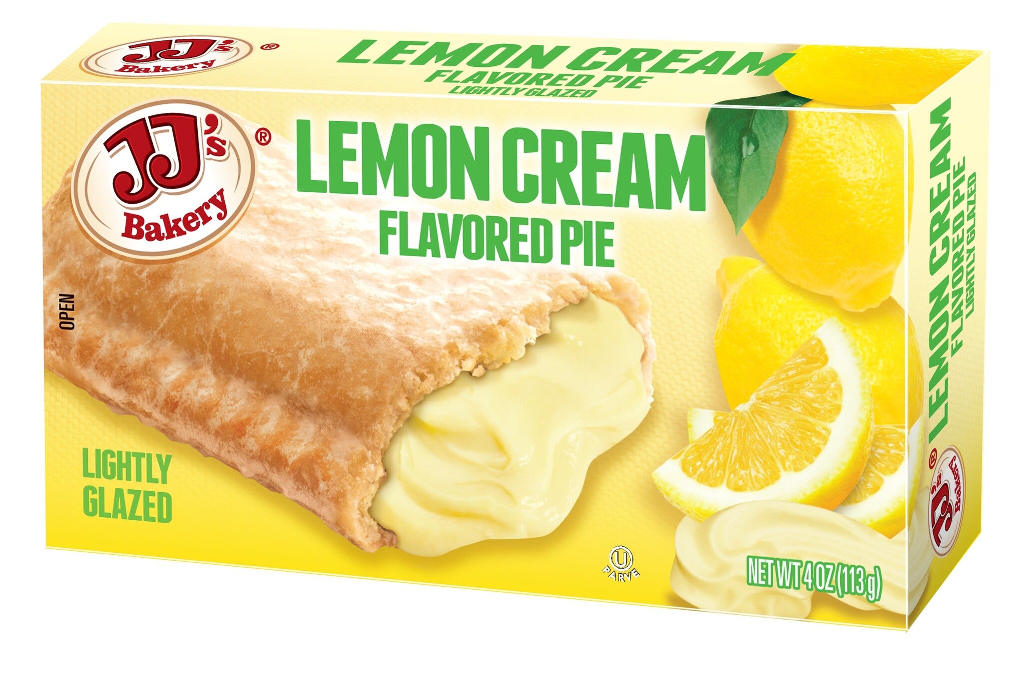 JJ's Bakery Lightly Glazed Snack Pies 4oz (Lemon Cream) Shop the King