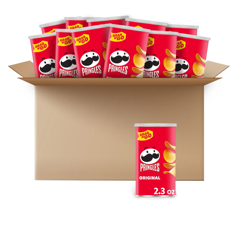 Pringles The Original Potato Crisps - Perfectly Seasoned Salty Snack, Game Day Party Food