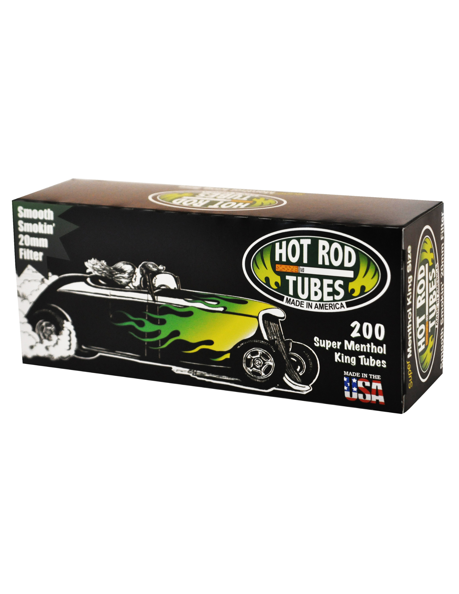 HOT Rod Cigarette Tubes Filters Reguar 100mm 200 Count Per Box
