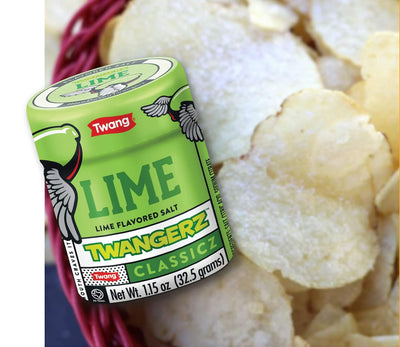 Twangerz Lime Seasoning Salt Snack Topping, 1.15-Ounce Shaker (Pack of 10)