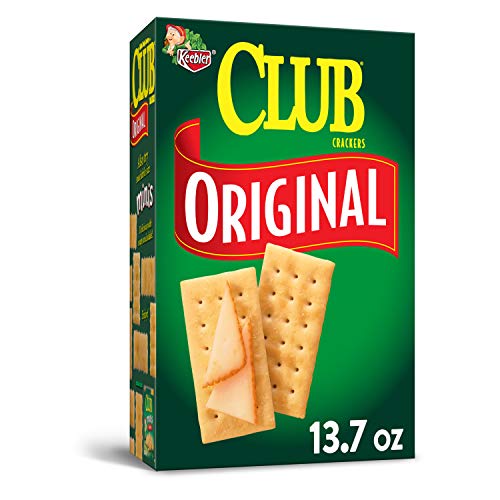 Keebler Club Original Crackers - Delicious Party Food and Appetizers, Kosher 13.7 oz Box
