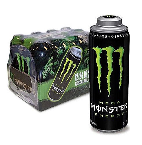Monster Energy Energy Mega Grn 24z 12 Per Case – Shop the King