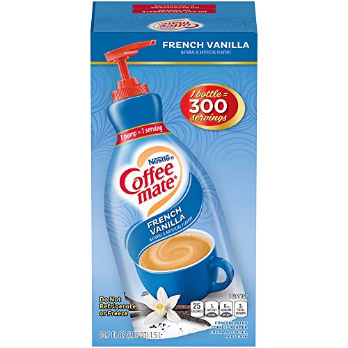 Coffee-Mate Coffee Creamer, Sugar Free, Hazelnut - 50 pack, 0.375 fl oz creamers