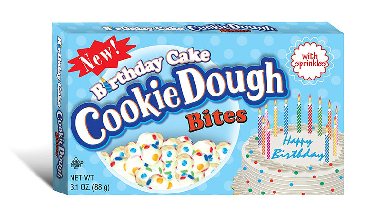 Cookie Dough Birthday Cake Cupcake Bites w/ Sprinkles (Egg Free) 3.1oz Box
