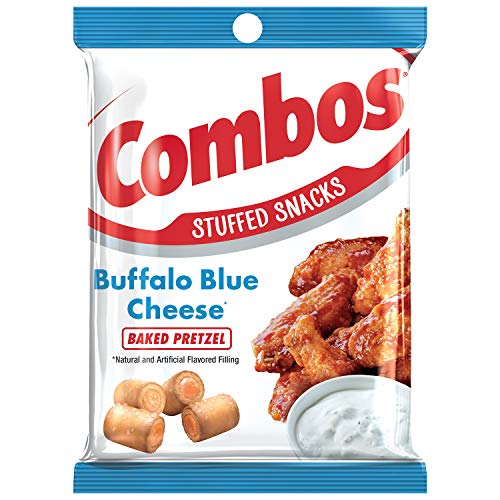 COMBOS Buffalo Blue Cheese Pretzel Baked Snacks 6.3-Ounce Bag