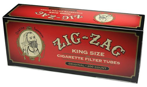 ZIG ZAG TUBE REG King 200 Count - 5 Boxes
