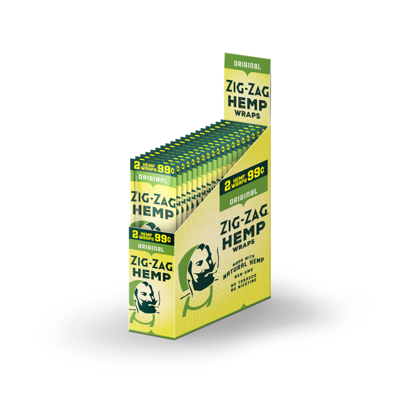 Zig Zag - Tobacco Free - Flavored H Wraps, 50 Count, Original