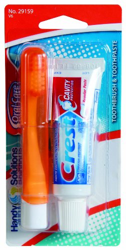 Handy Solutions TSA Approved Travel Set Toothpaste & Toothbrush