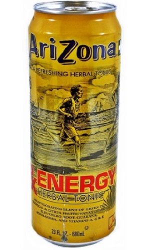 Arizona Tea RX Energy Herbal Tonic, 23 Ounce Cans (Pack of 24)