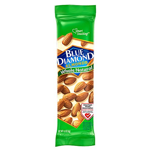 Blue Diamond Almonds, Whole Natural, 1.5 Ounce (Pack of 12)