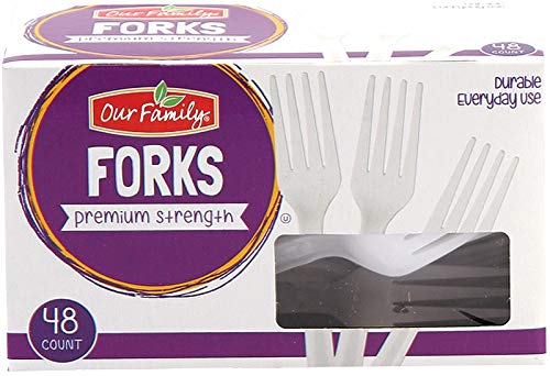 Our Family Cutlery Hd Fork, 48 Ct