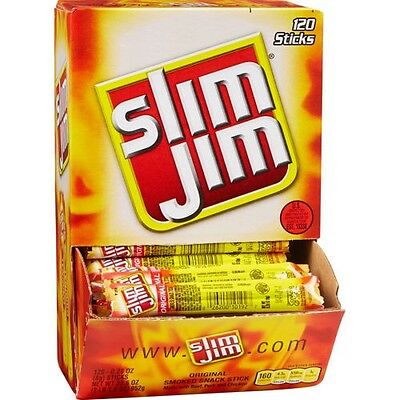 Slim Jim Meat Sticks Retail display 120-Sticks