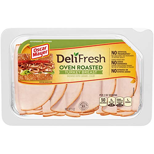 Oscar Mayer Deli Fresh Oven Roasted Sliced Turkey Breast (9 oz Package)