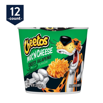Cheetos Mac'N Cheese Pasta With Flavored Sauce Cheesy Jalapeno Flavor 2.25 Oz