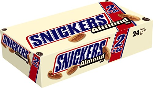 Snickers Chocolate Candy Bars, Peanut, Share Size, 3.29 oz, 24-count