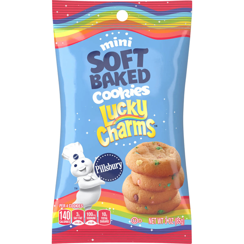 Pillsbury Soft Baked Lucky Charms Cookies 3 oz Bag