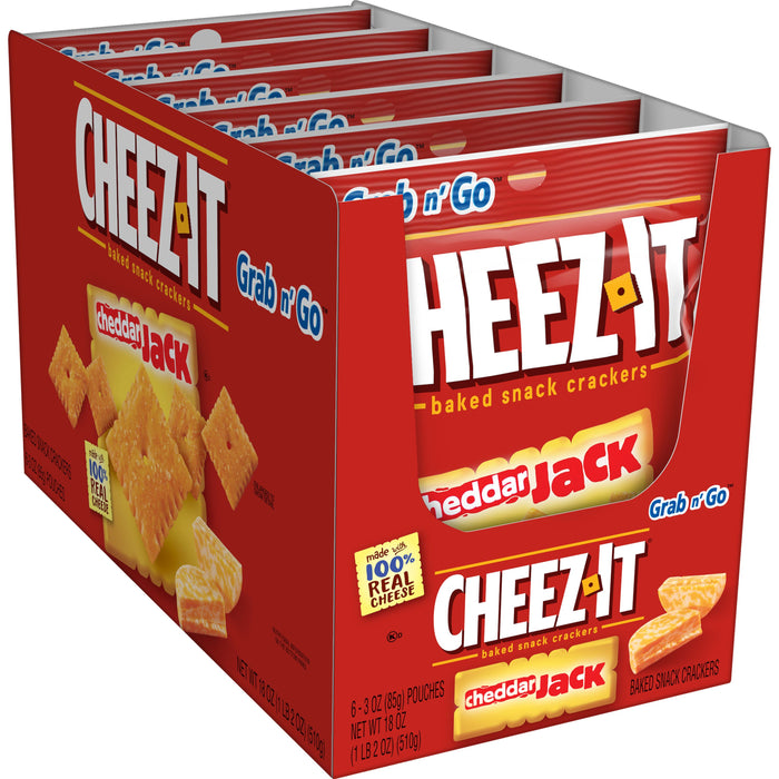 Cheez-it Cheddar Jack Baked Snack Crackers 3 oz 6-Bags