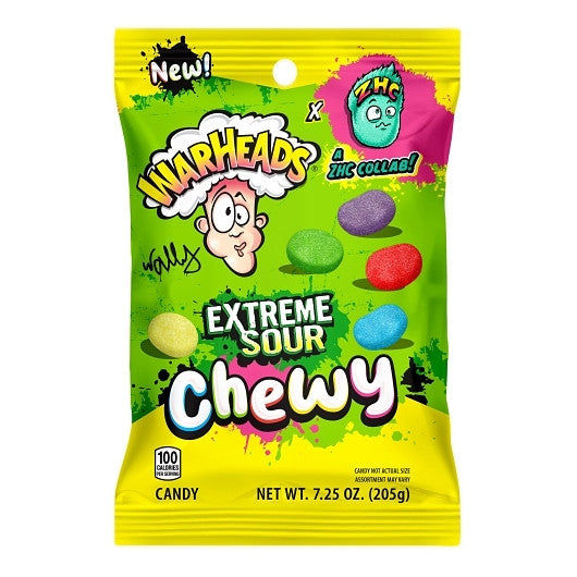 Warheads Extreme Sour Chewy Candy - 7.25 oz
