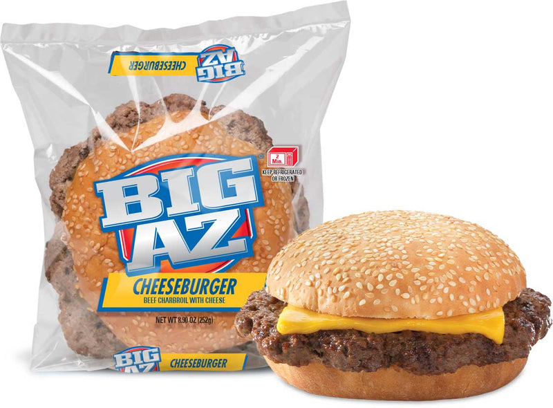 Big AZ Flame Broiled Cheeseburger - 10 Count