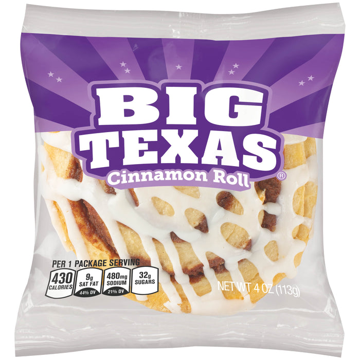 Cloverhill Big Texas Cinnamon Roll 4oz