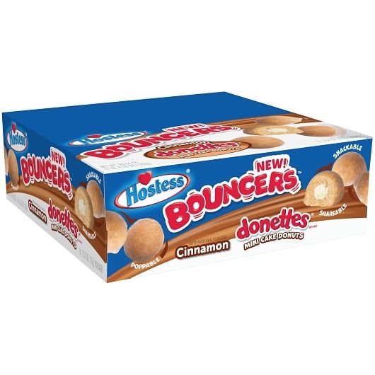 Hostess Bouncers Cinnamon Mini Cakes, 4-Count Packs (Pack of 8)