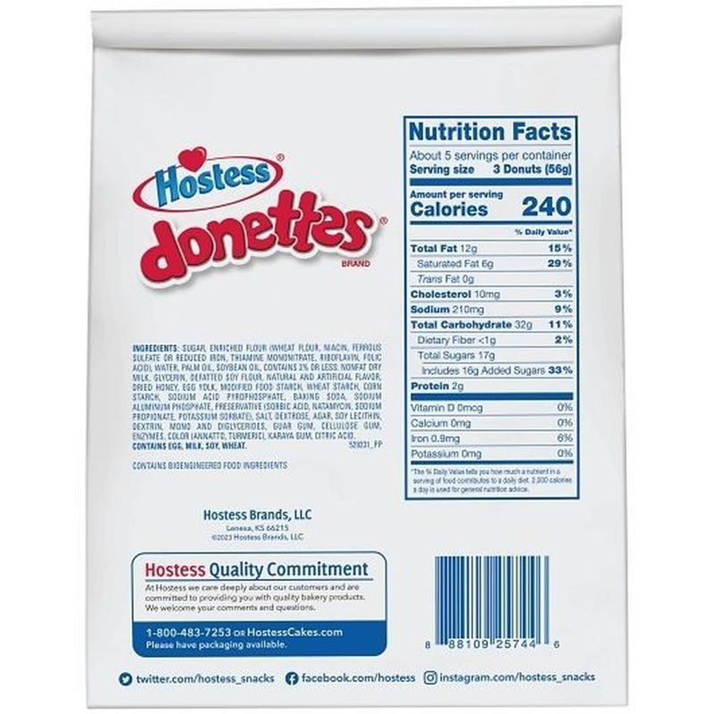 Hostess Donuts, Honey Bun Flavor, Bag (Pack of 6)