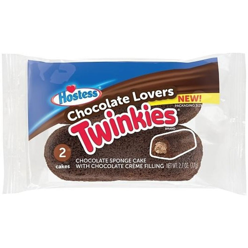 Hostess Twinkies, Chocolate Flavor, 2.7 oz (Pack of 6)