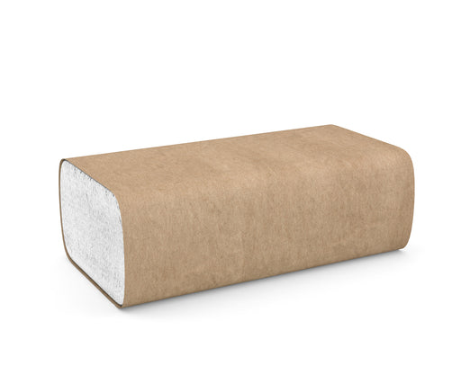 Cascades Singlefold Brown Paper Towels 9x9.45 4000-count case bulk wholesale packaging