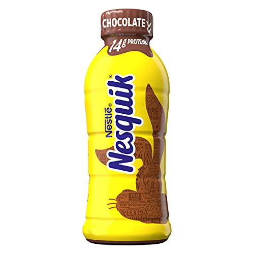 Nesquik 1% Chocolate Milk RTD 14 oz 12-Count Wholesale Case