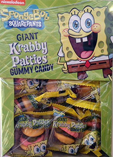 Spongebob Squarepants Giant Krabby Patties Gummy Candy 36-Pack Wholesale