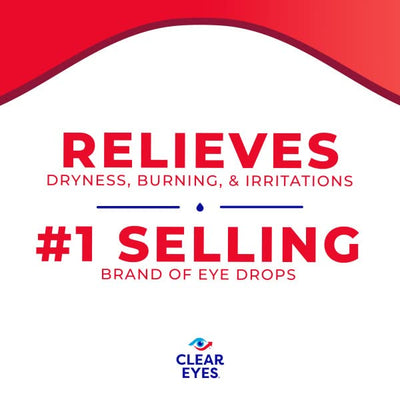 Clear Eyes Redness Relief Eye Drops Handy Pocket Pal 0.20 oz (12 Pack)