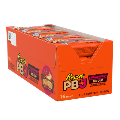 Reese Big Cup Pb&j Strawberry 16 Per Box