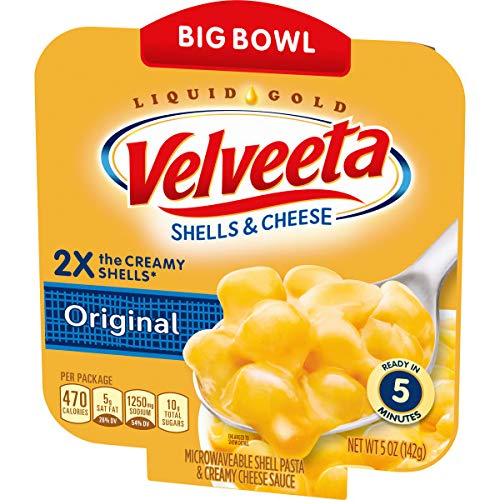 Velveeta Original Shells & Cheese 5oz Microwavable Bowl Wholesale Tray