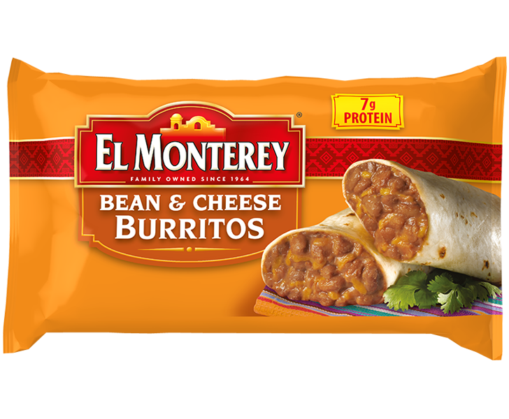 El Monterey Bean and Cheese Burrito - 24 Burritos