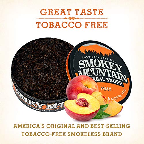 Smokey Mountain Mountain Snuff Peach 10 Per Box