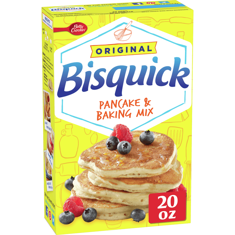 Betty Crocker Bisquick Original Pancake & Baking Mix, 20 oz. (Pack of 12)