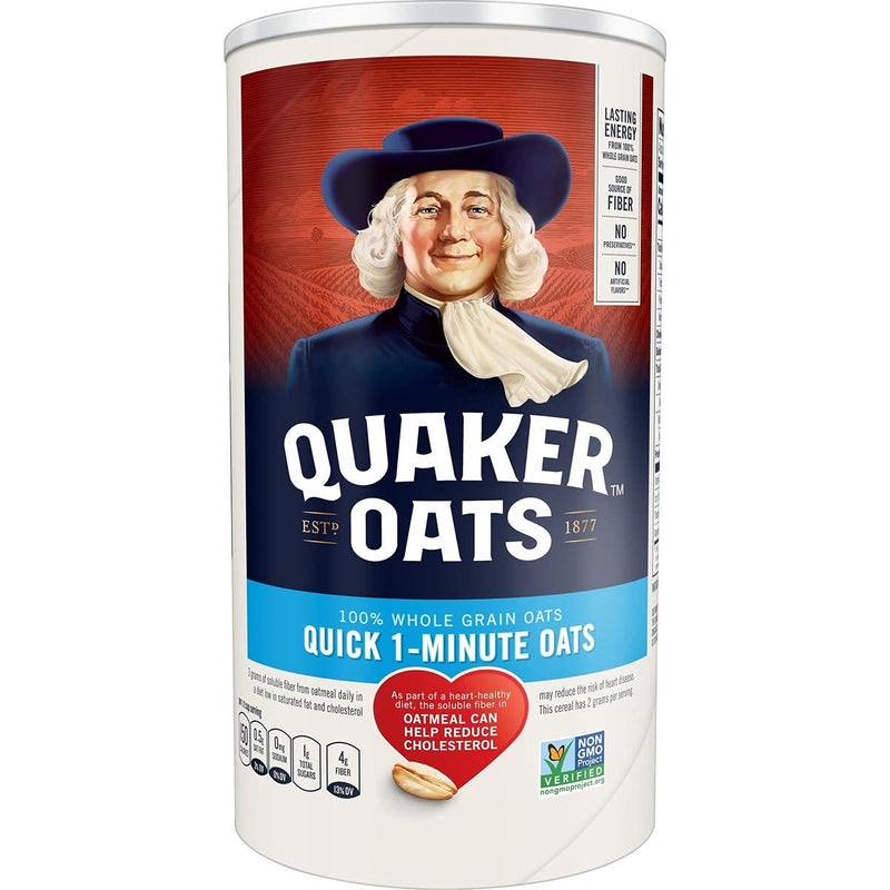 Quaker Quick Oats Base 18 oz (Pack of 12)