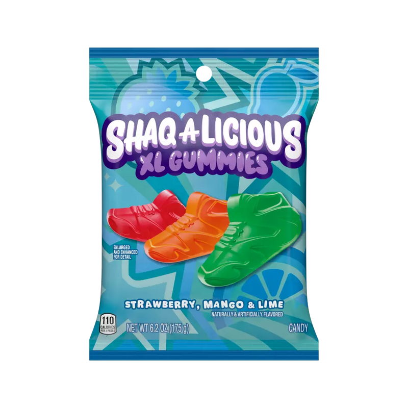 Shaq A Licious XL Gummiessnakers Peg Bag 6.2 oz