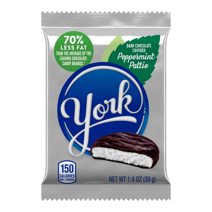 York Peppermint Pattie Dark Chocolate Candy - 1.4 oz 16ct