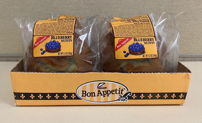 Bon Appetit Blueberry Muffin, 5 oz - Bursting with Blueberries (Pack of 8)