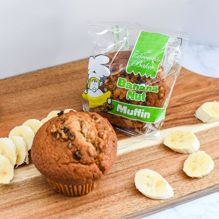 The Brownie Baker Banana Nut Muffins 6-Pack Wholesale