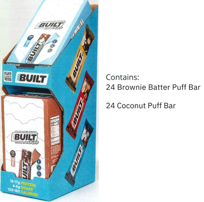 Built Puff Countertop Display with Puff Products (48-Piece Display)