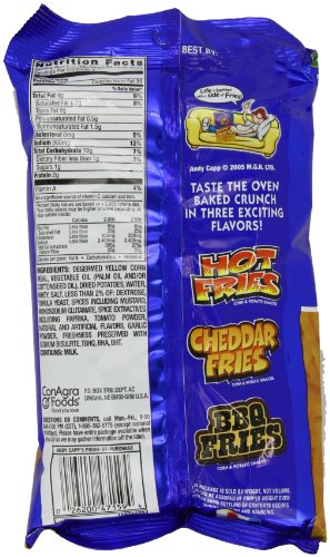 Andy Capp's Capp Hot Fries 3 oz 12 Per Box