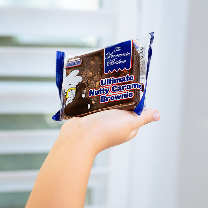The Brownie Baker Caramel Snickers Brownies 12-Pack Wholesale