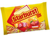 Starburst Original Fruit Chews 9.17 oz bag with colorful individually wrapped strawberry, cherry, orange, and lemon candy pieces