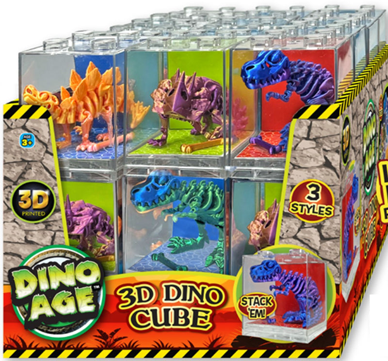 Jaru Dino Age 3d Cube 24ct