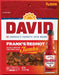 David Franks Red Hot Flavored Salted Roasted Jumbo Sunflower Seeds 5.25oz 12-Pack Wholesale