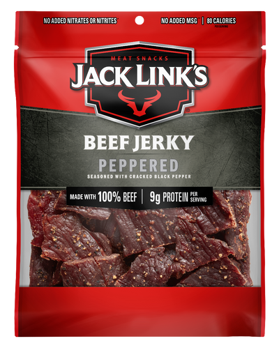 Jack Link's Beef Jerky, Peppered, 10 oz - Boldly Seasoned