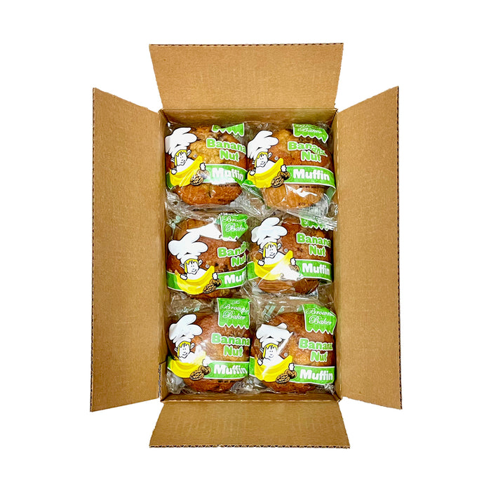 The Brownie Baker Banana Nut Muffins 6-Pack Wholesale