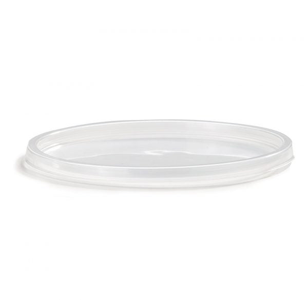 HomeFresh® Clear Polypropylene Lid - Fits 8 oz, 16 oz, 32 oz Containers (Pack of 500)